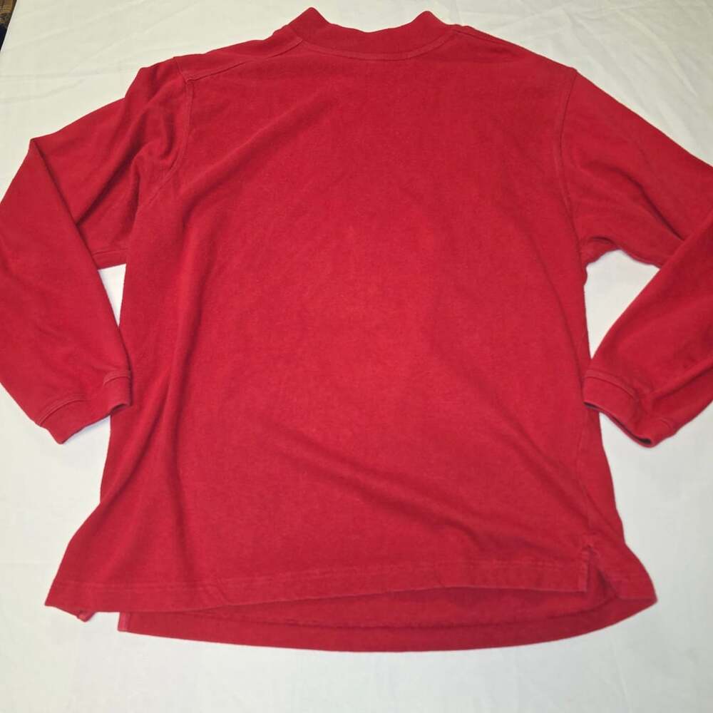 Vintage Banana Republic Safari and Travel Clothing Co Red Mock Turtleneck